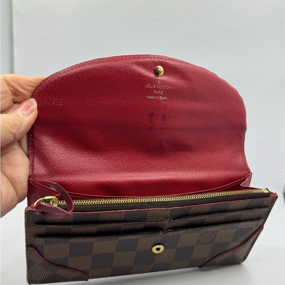 Louis Vuitton Damier Ebene Monogram Emilie Wallet 20533 - Picture 8 of 10